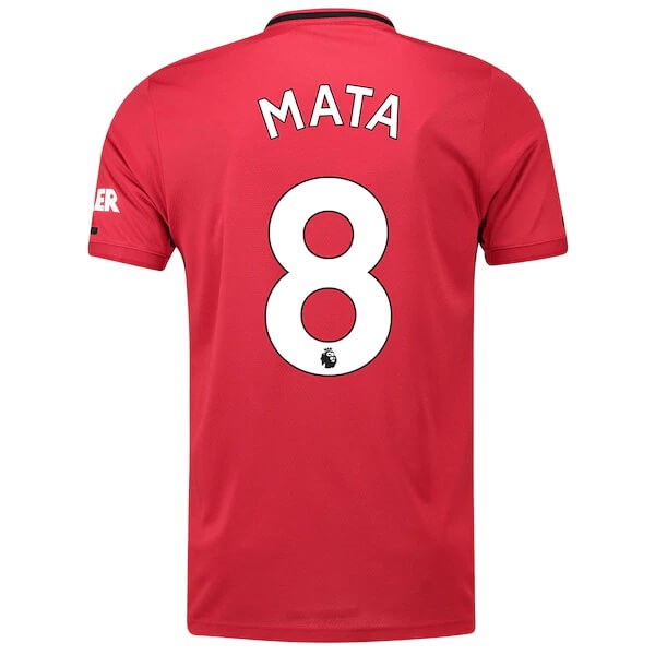 Camiseta Manchester United NO.8 Mata 1ª Kit 2019 2020 Rojo